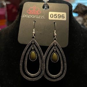 Paparazzi casual and formal wear earrings in stones and rhinestones.
